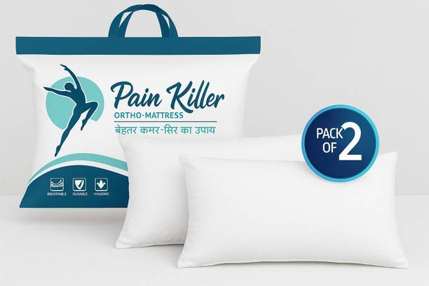 Pain killer ortho mattress ORTHOPEDIC Memory Foam Sleeping Pillow, Anti-Snoring, Side Sleepers Pillows Memory Foam Solid Sleeping Pillow Pack of 2