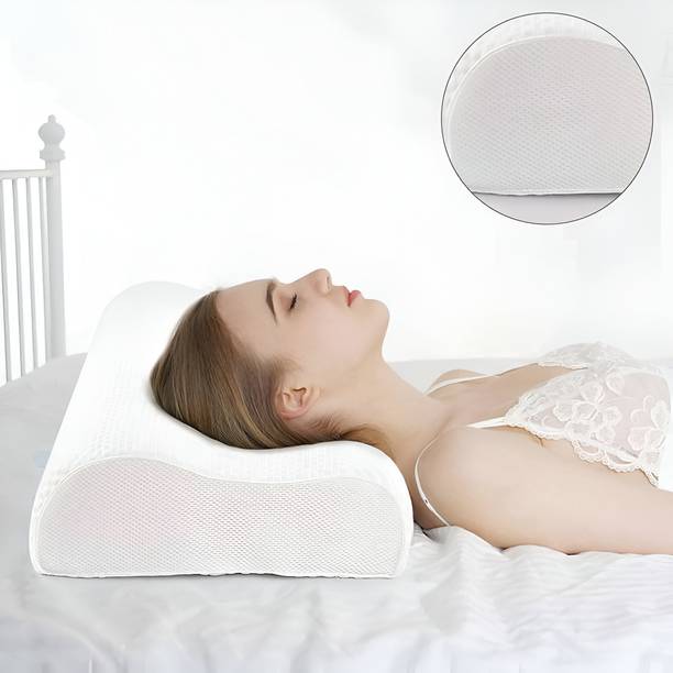 जीके-जेएलपीवी Cervical Contour Smooth Memory Foam Pillow, Orthopedic, Stomached, Side Sleepers मेमोरी फोम प्रकृति ऑर्थोपैडिक पिलो 1 का पैक