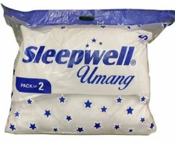 Sleepwell Microfibre Solid Sleeping Pillow Pack of 2