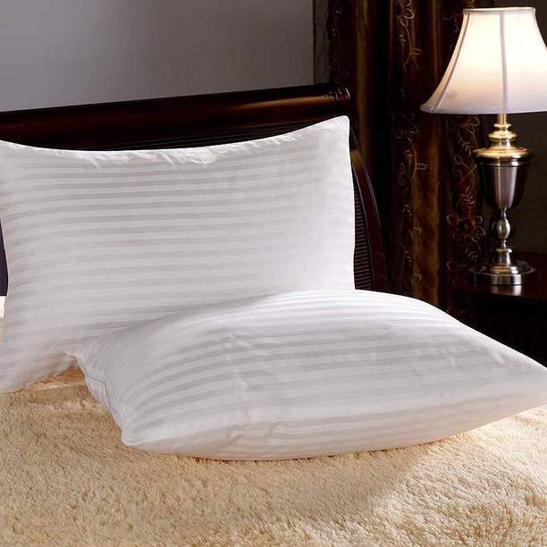 BHEBHA Pillow Set || Comfort And Support Pillow Microfibre Stripes Sleeping Pillow Pack of 2
