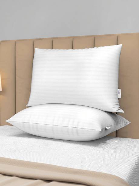 MY ARMOR Microfibre Sleeping Pillow Pack of 2 Stripes pillows set
