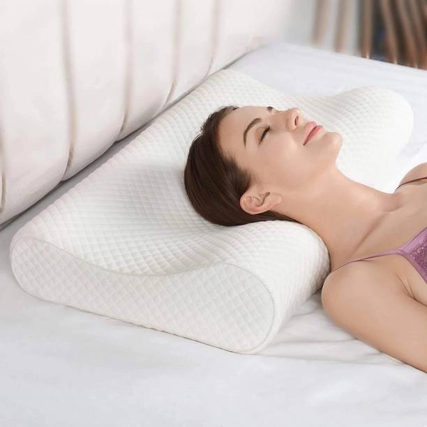 HKZ-YG Memory Foam Orthopaedic Pillow Pack of 1 Stripes
