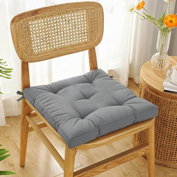 KUBER INDUSTRIES माइक्रोफाइबर ठोस चेयर पैड 1 का पैक