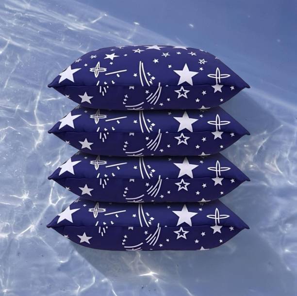 SOFT SNOOZE Luxury Microfibre Abstract Sleeping Pillow Pack of 4