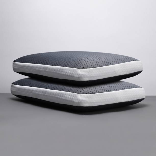 LA VERNE Memory Foam Sleeping Pillow Pack of 2 Geometric Luxury