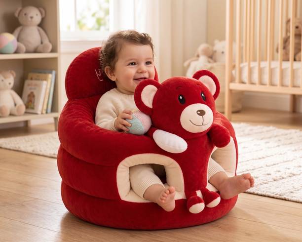 VEERA HOMES Baby Seating Chair Fabric Sofa
