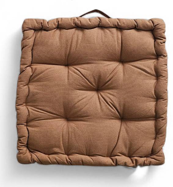 MonarchHomeArt Cotton Floor Cushion Pack of 2 Solid