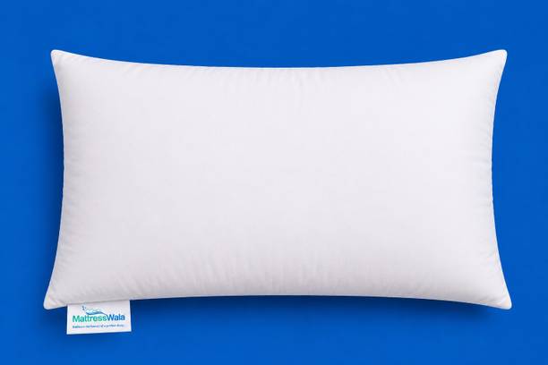 MATTRESSWALA Polyester Fibre Sleeping Pillow Pack of 1 Solid Neend Fibre Pillow