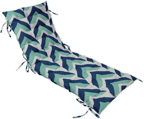 Vargottam Polyester Fibre Geometric Chair Pad Pack of 1
