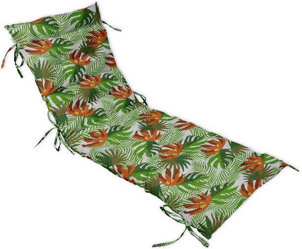 Vargottam Polyester Fibre Nature Chair Pad Pack of 1