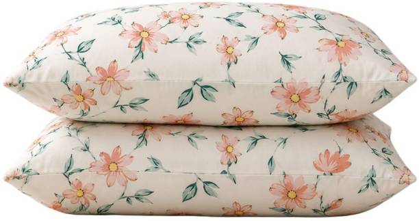 Sifflex Polyester Fibre Sleeping Pillow Pack of 2 Floral Luxury