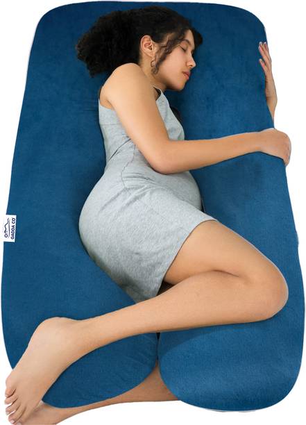 GADDA CO Microfibre Pregnancy Pillow Pack of 1 Solid U Shape Full Body Support Maternity Pillow For Pregnant Women