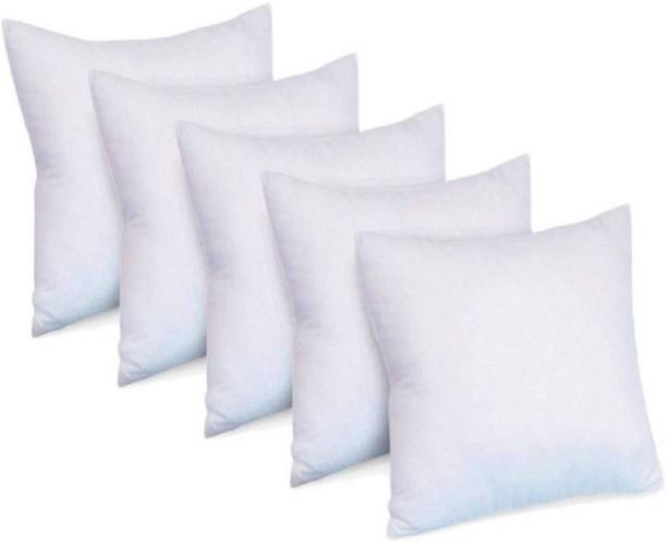 Prerana Microfibre Solid Cushion Pack of 5