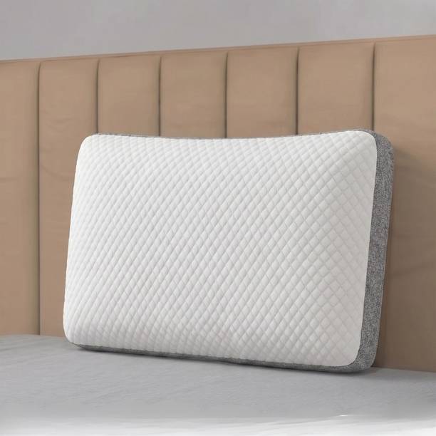 cubenexis Memory Foam Sleeping Pillow Pack of 1 Solid Neck Pain Relief | Orthopedic Cervical Neck Support Pillow | Ergonomic Design