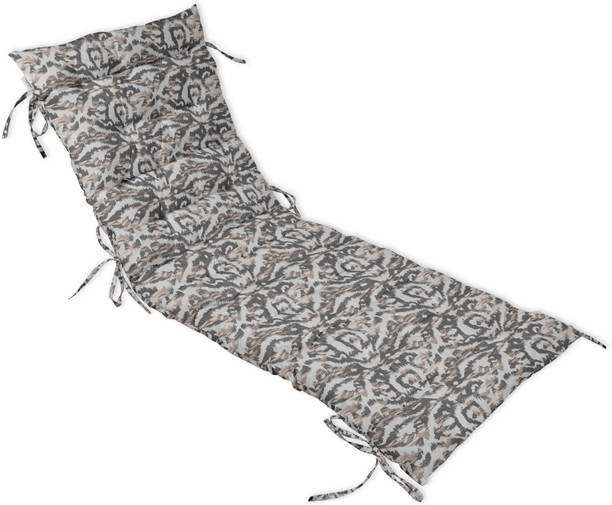 Vargottam Polyester Fibre Abstract Chair Pad Pack of 1