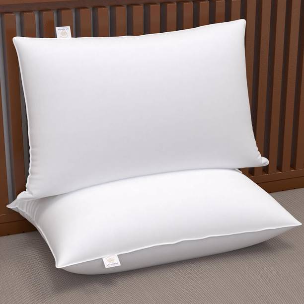 MY ARMOR Microfibre Sleeping Pillow Pack of 2 Solid pillows set