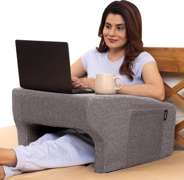 Frido Lap Desk Pillow, Portable Computer Table & Laptop Lap Desk for Sofa, Bed, Floor Memory Foam Solid Cushion Pack of 1