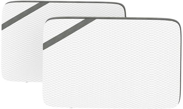 Flipkart Perfect Homes Memory Foam Orthopaedic Pillow Pack of 2 Solid Mattresses Orthopaedic Memory Foam Pillow for Neck & Spine Support