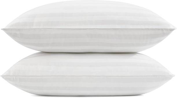 BHEBHA Pillow Set || Comfort And Support Pillow Microfibre Stripes Sleeping Pillow Pack of 2