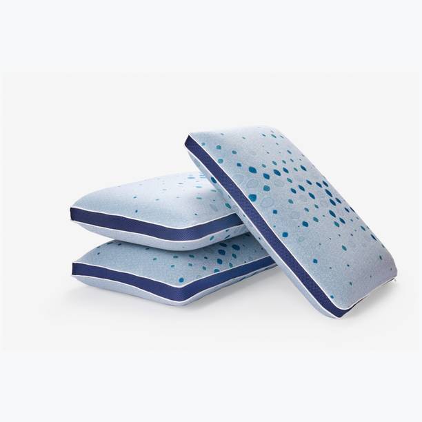 स्लीपवेल Latex Pillow लेटेक्स पोल्का ऑर्थोपैडिक पिलो 1 का पैक