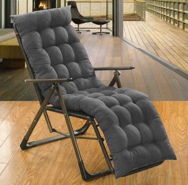 Zenvio Microfibre Chair Pad Pack of 1 Solid