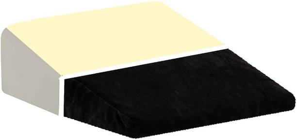 The White Willow Bed Wedge Pillow King Size High Height 20"L x 20"W x 12"H Inch Memory Foam Solid Orthopaedic Pillow Pack of 1