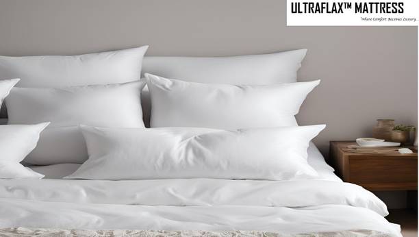 ULTRAFLAX MATTRESS Microfibre, Hollow Fibre, Polyester Fibre, Ball Fibre Sleeping Pillow Pack of 6 Solid SYNTHETIC FIBRE PILLOW