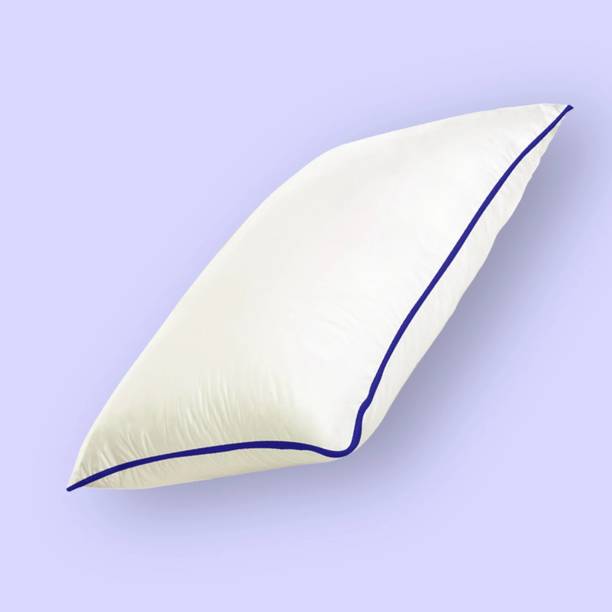 Centuary Polyester Fibre Sleeping Pillow Pack of 1 Solid Mattresses Sleepables My Power Fibre Pillow | Washable Zip Cover |