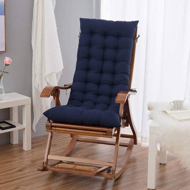 Hundur Store Microfibre Solid Chair Pad Pack of 1