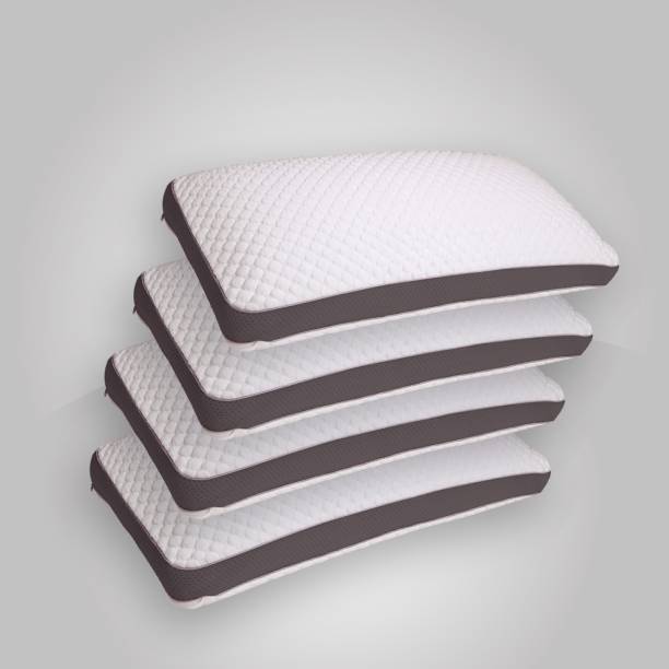 Centuary Memory Foam Solid Orthopaedic Pillow Pack of 4