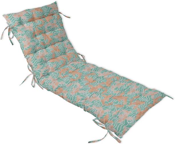 Vargottam Polyester Fibre Nature Chair Pad Pack of 1
