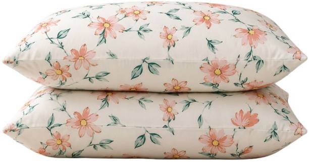 Sifflex Polyester Fibre Sleeping Pillow Pack of 2 Floral Luxury