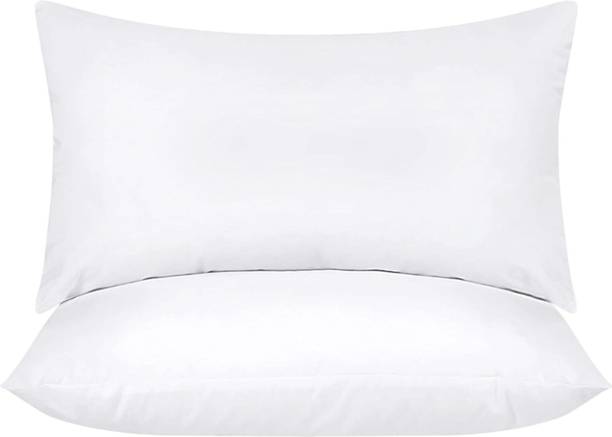 STOMIA Microfibre Solid Sleeping Pillow Pack of 2