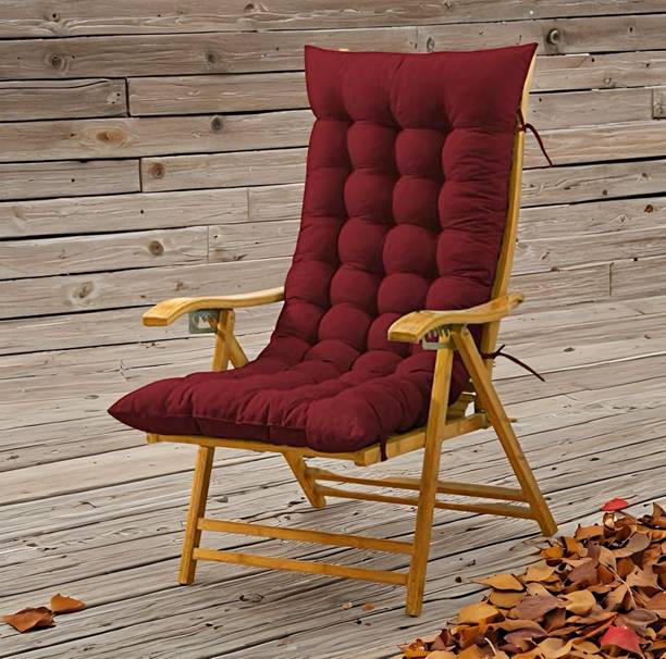 SOFT SNOOZE Microfibre Chair Pad Pack of 1 Solid Soft Ultra Luxury