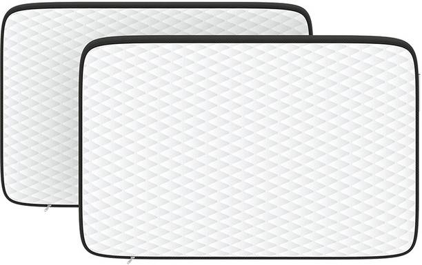 Flipkart Perfect Homes Memory Foam Orthopaedic Pillow Pack of 2 Solid Mattresses Orthopaedic Memory Foam Pillow for Neck & Spine Support