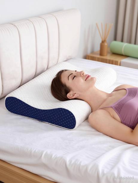 araami Memory Foam Orthopaedic Pillow Pack of 1 Solid ORTHOPEDIC