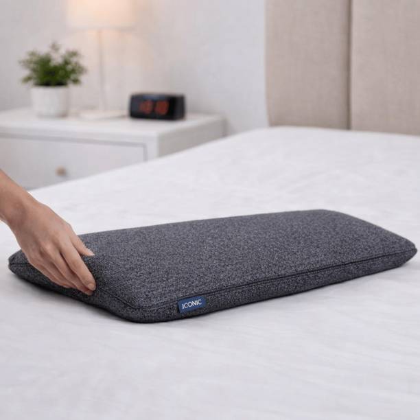 Kgiconic Mattress Company Memory Foam Sleeping Pillow Pack of 1 Solid