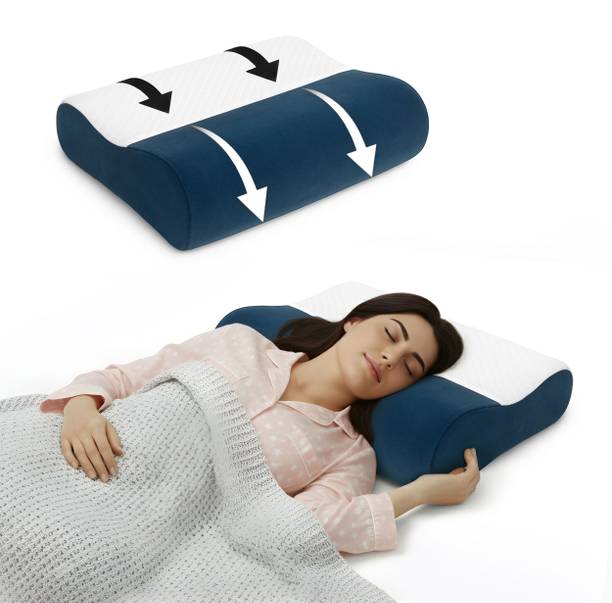 Dr. Mashur Memory Foam Orthopaedic Pillow Pack of 1 Solid Orthopedic Comfort Plus, Body Support, Neck Care, Sleep Essentials