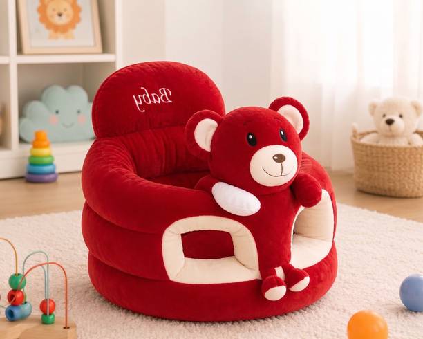 VEERA HOMES Kids Chair for seating Fabric Sofa
