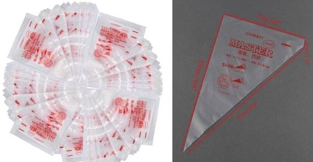 UK Baker Cake Piping Bags – Non-Slip Icing Bags for Precise Cake Decorating (Small size) Reusable Piping Bag