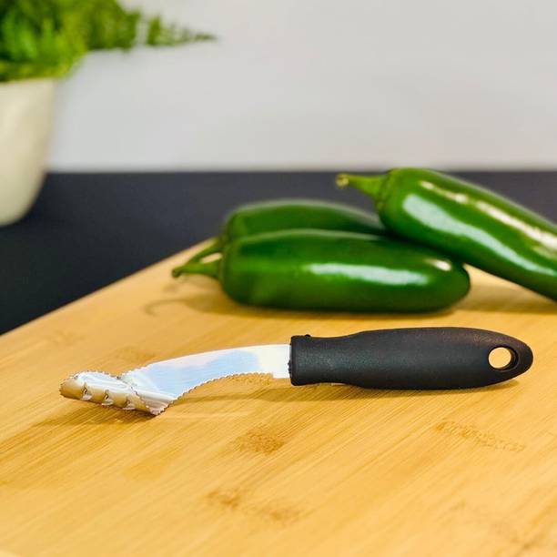 KDG TREADS Stainless Steel Chili Corer Peppers Seed Remover Knife Cherry Pitter Cherry Pitter