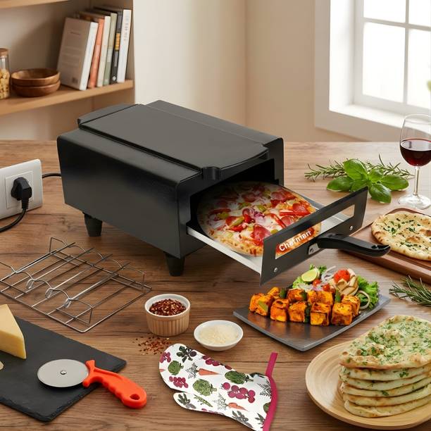 Chefman Premium Home Chef 14-Inch Oven for Naan, Pizza, and Healthy Meals Electric Tandoor