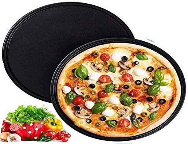 Curated Cart Pizza Tray for Oven - Carbon Stell Nonstick Durable and Versatile 8 Inch Pizza Maker