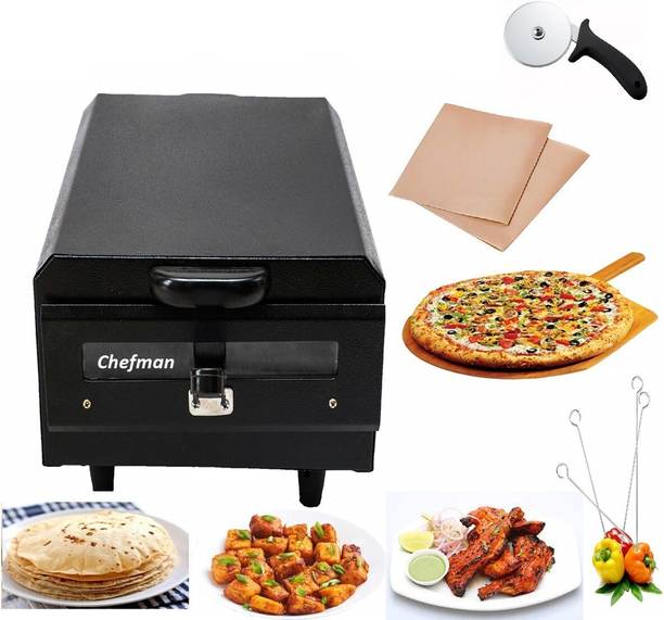 Chefman Electric Pizza maker, paneer tikka, naan, Omelette Maker, 2000 W Electric maker Pizza Maker