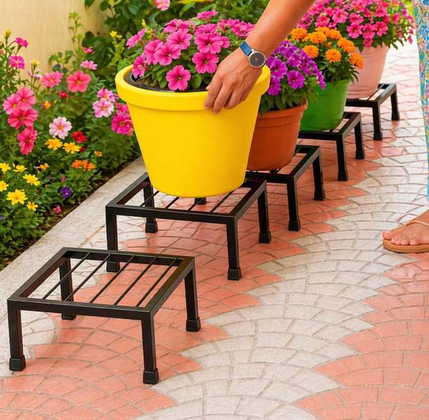 craftydecor's Special Made Flower Pot Gamala Stand For Home Balcony Garden Office Plant Container Set