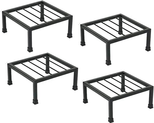 GADDA CO Metal Plant Stand for Balcony Garden | Pot Stands for Outdoor & Indoor Plant Container Set