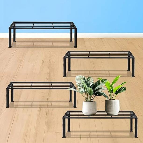 POTSTAND Apollo Metal Plant/Pot Stand for Garden | Planter Stand (set of 4) Plant Container Set
