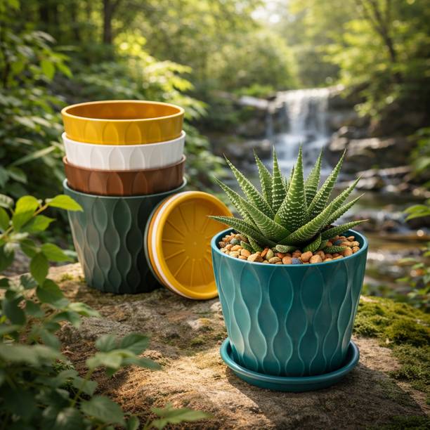 cassava Indoor & Outdoor Flower Planter Plant Container Set