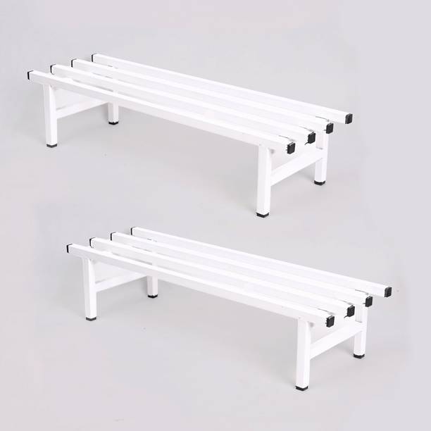 UGAOO Elevate Square Tube Plant Stand (Set of 2) White Plant Container Set