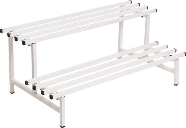 UGAOO Elevate 2-Tier Square Tube Plant Stand Heavy Duty Iron Pot Stand Plant Container Set